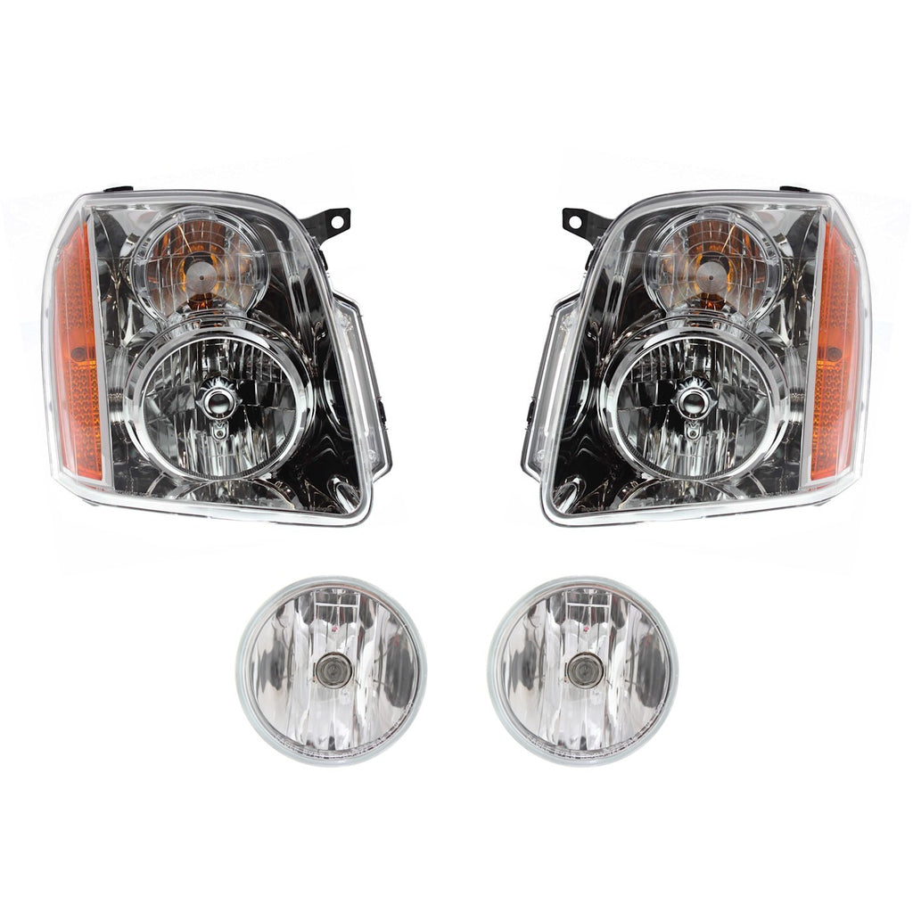 2007-2014 GMC Yukon Headlights - Halogen, Left & Right (20969895)