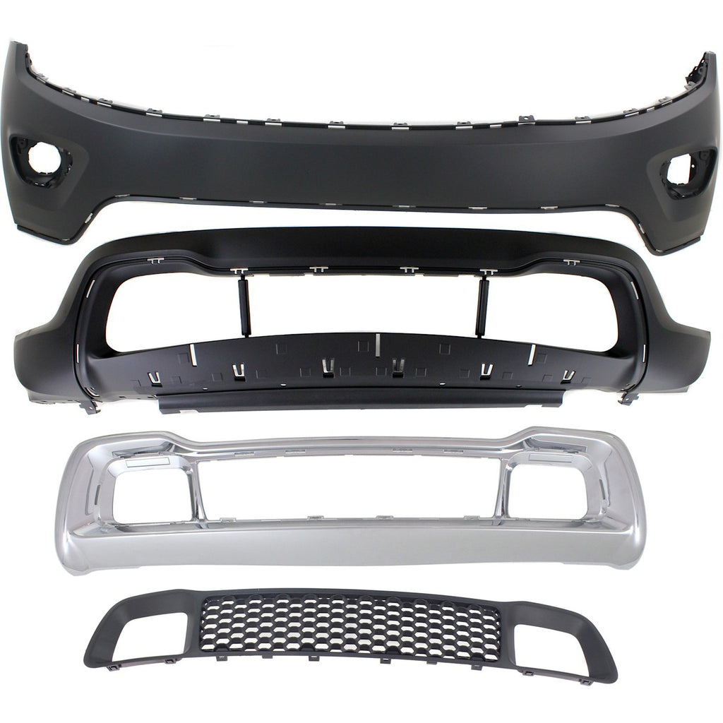 2014-2016 Jeep Grand Cherokee Bumper Cover - Front (1WL27TZZAC)