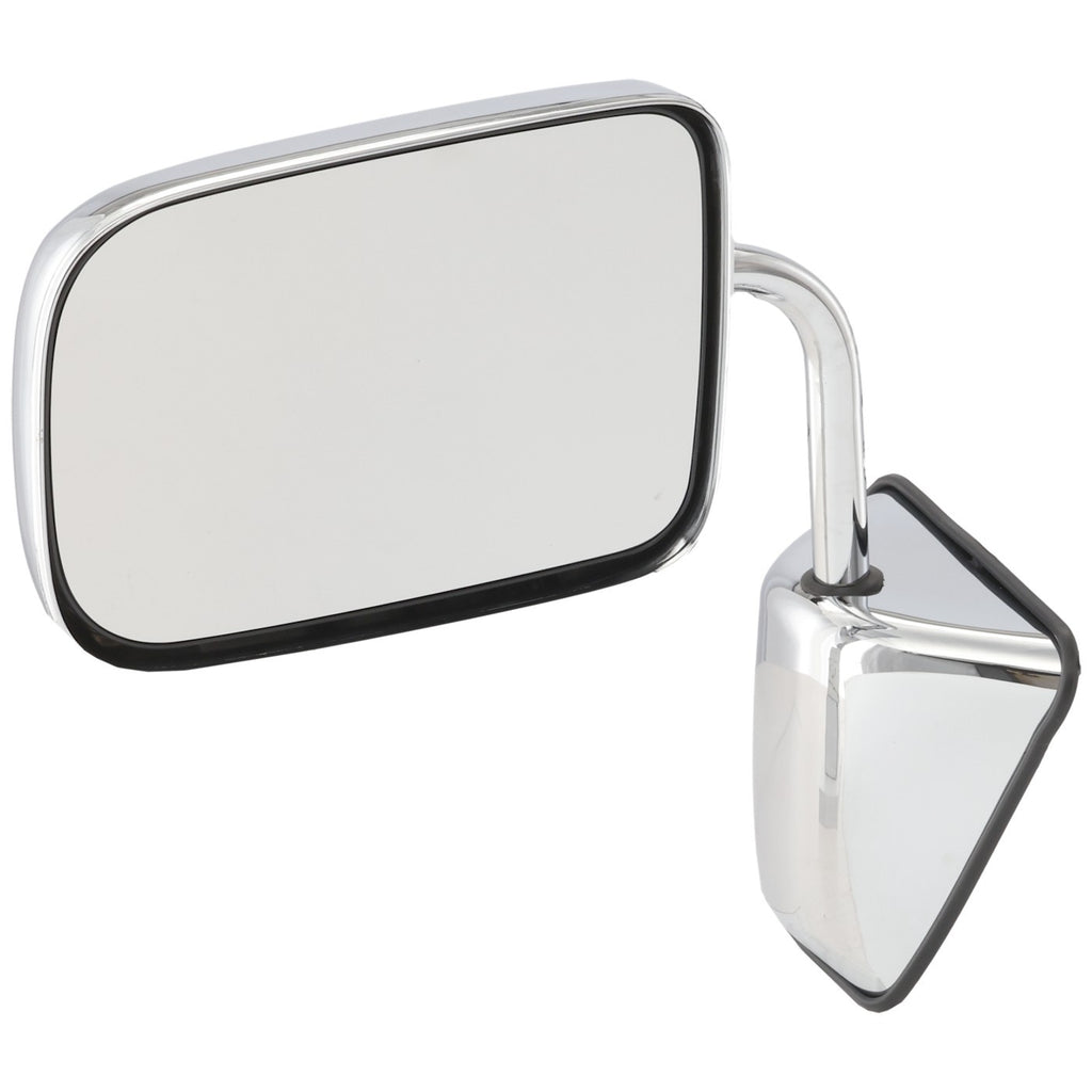 Kool Vue 1988-1993 Dodge Manual Mirror - Front, Left, Chrome (55074999)