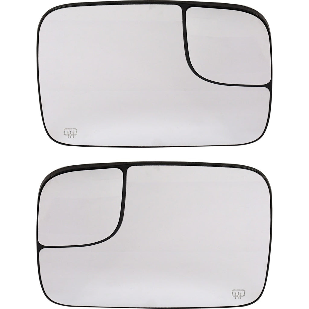 2006-2008 Dodge Ram 1500 & Ram 2500 & Ram 3500 Kool Vue Mirror Glass - Heated, w/ Blind Spot Glass, Towing