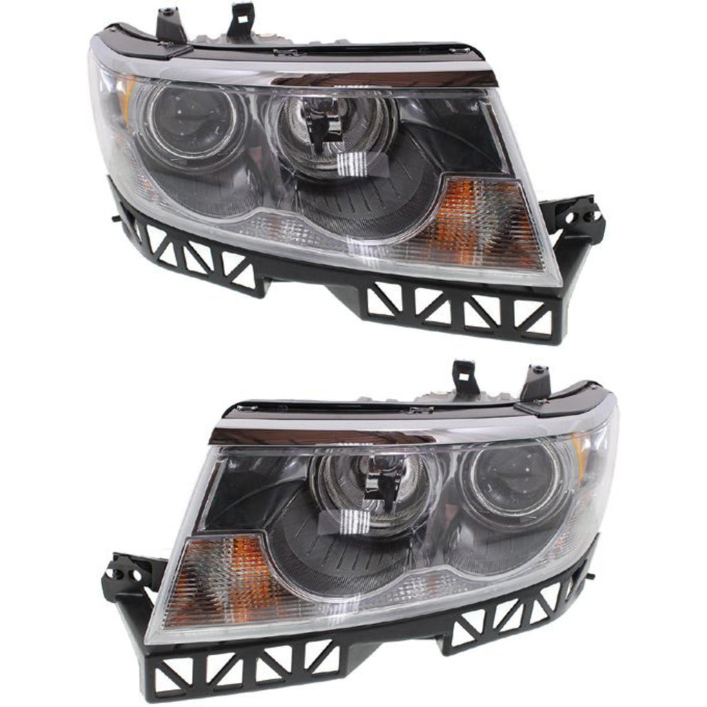 2006-2009 Lincoln MKZ & Zephyr Headlights - Left & Right, with Bulbs