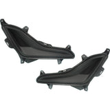 Fog Light Cover Set For 14-16 Hyundai Elantra Textured Front HY1038124 HY1039124