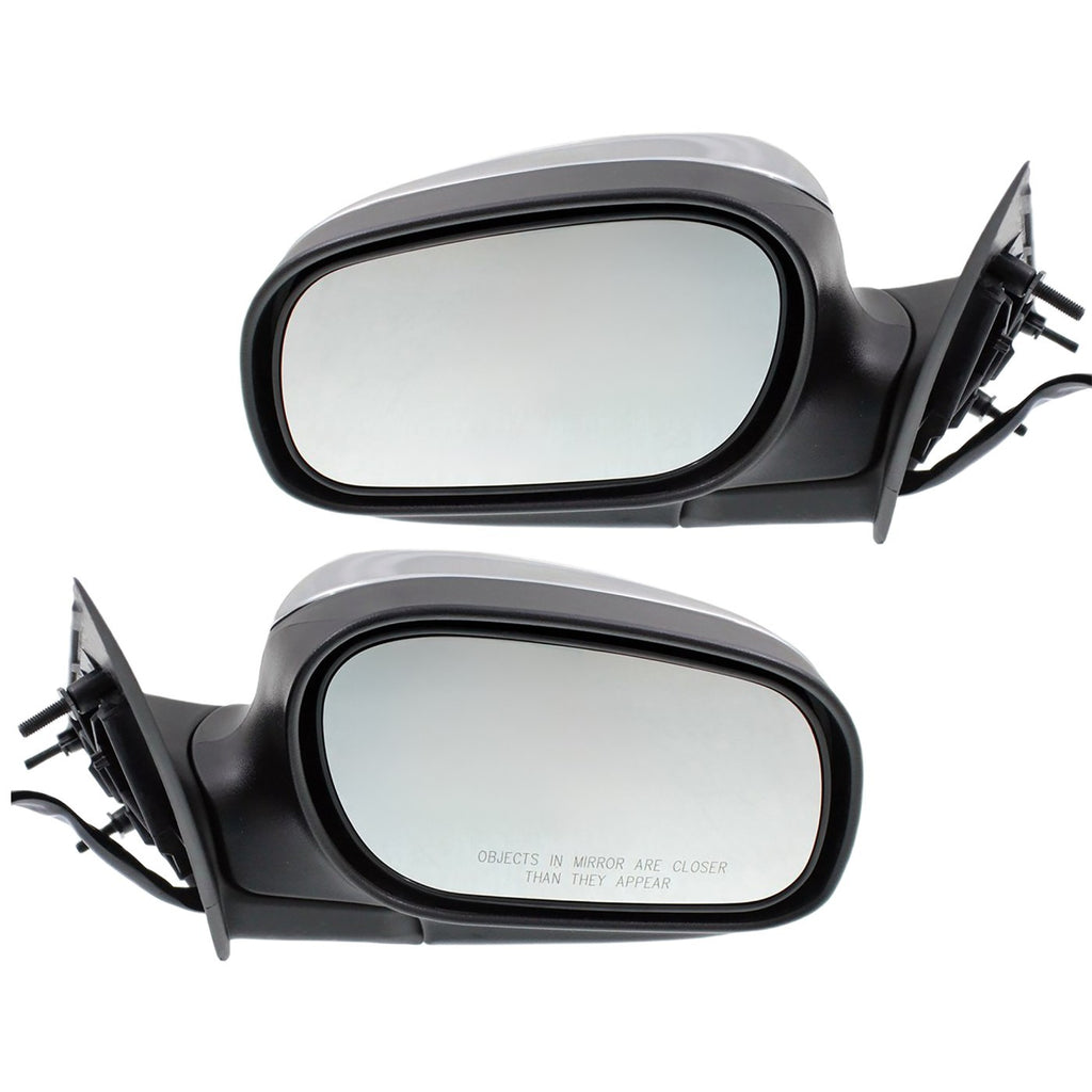 Kool Vue 1998-2008 Ford Crown Victoria & Mercury Grand Marquis Power Mirrors - Left & Right, Chrome (6W7Z17682AAPFM)
