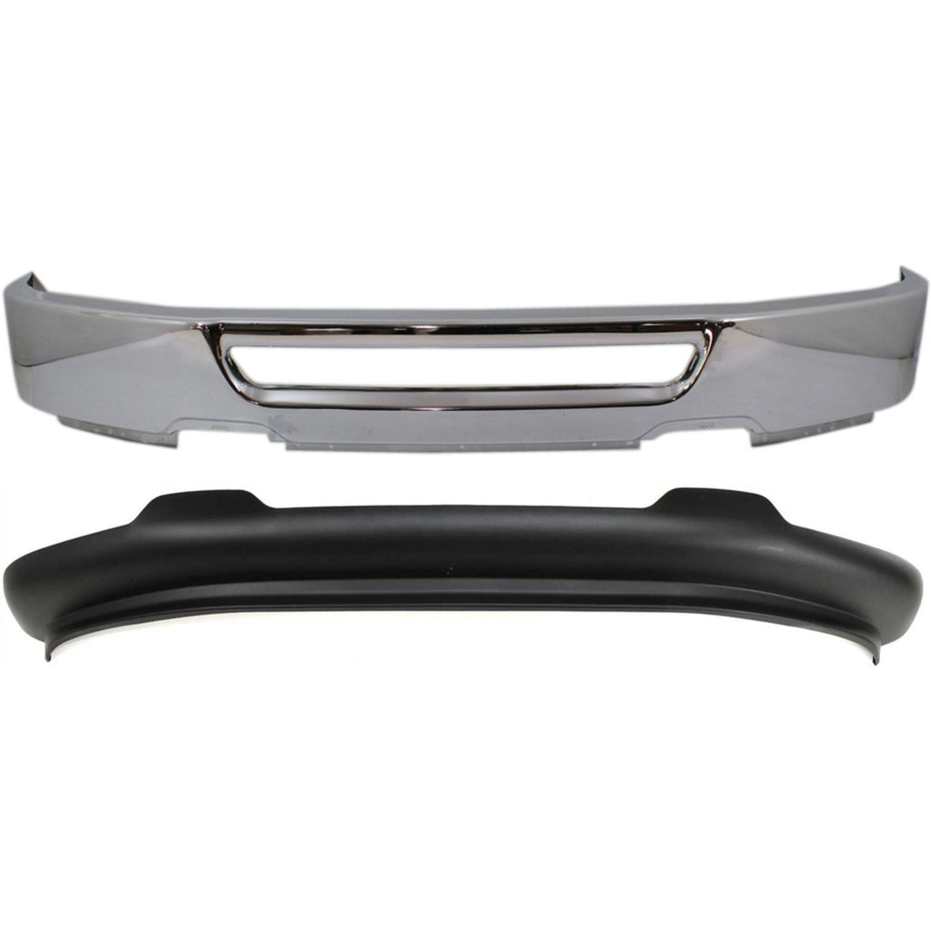 2006-2008 Ford F-150 Bumper - Front, Chrome, RWD (6L3Z17757AA)