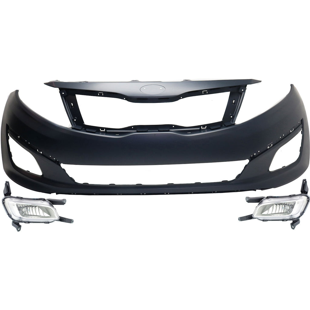 2014-2015 Kia Optima Bumper Cover - Front, CAPA Certified (865114C500)