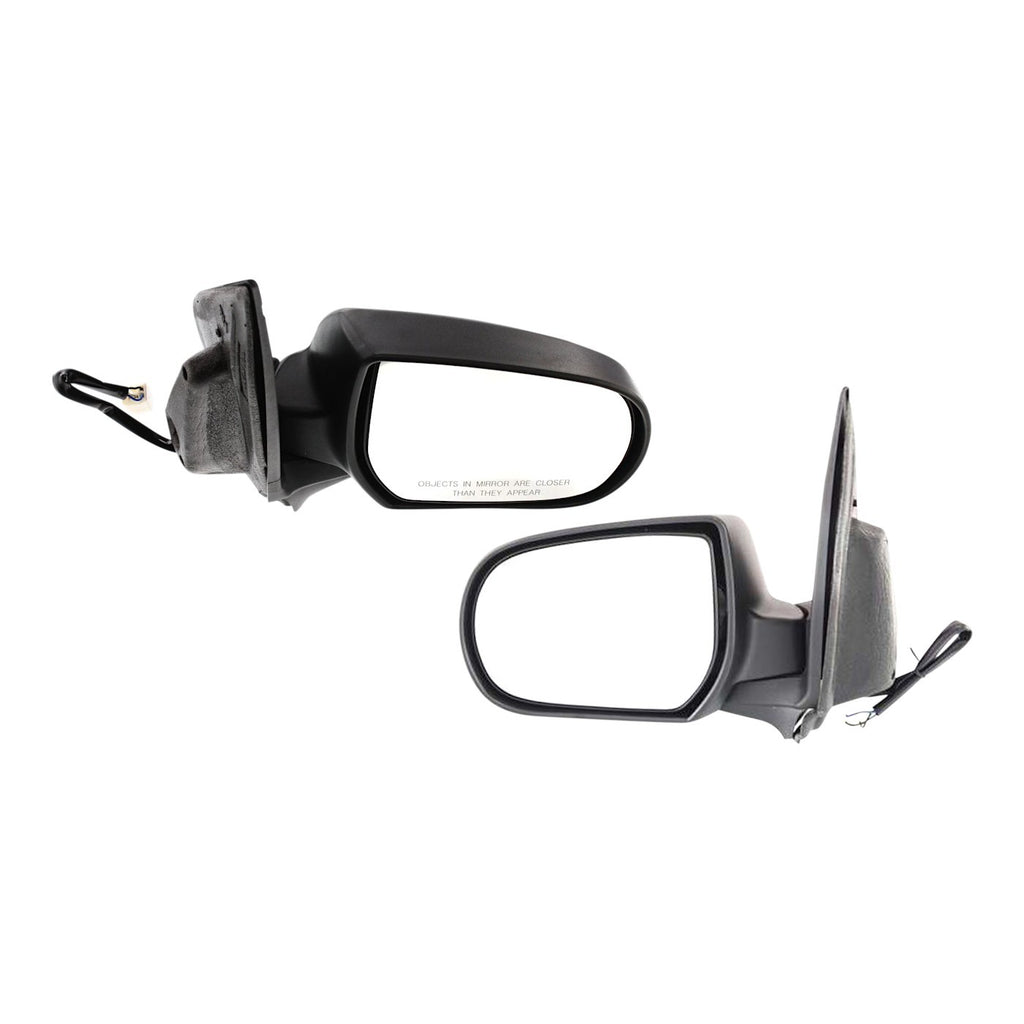 Kool Vue 2003-2007 Ford Escape & Mercury Mariner Power Mirror - Black, Heated, Manual Folding (3L8Z17682VAA)