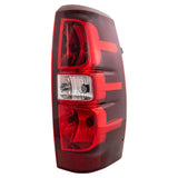 Halogen Tail Light For 2007-2013 Chevy Avalanche Right Clear/Red w/ Bulbs CAPA