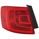 CAPA Tail Light Left Outer For Volkswagen 2011-2018 Jetta 2013-2014 Hybrid Sedan