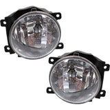 Set of 2 Clear Lens Fog Light For 2013-15 Toyota RAV4 Type B Pair CAPA w/ Bulbs