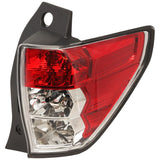 Halogen Tail Light For 2009-2013 Subaru Forester Right Clear & Red Lens CAPA