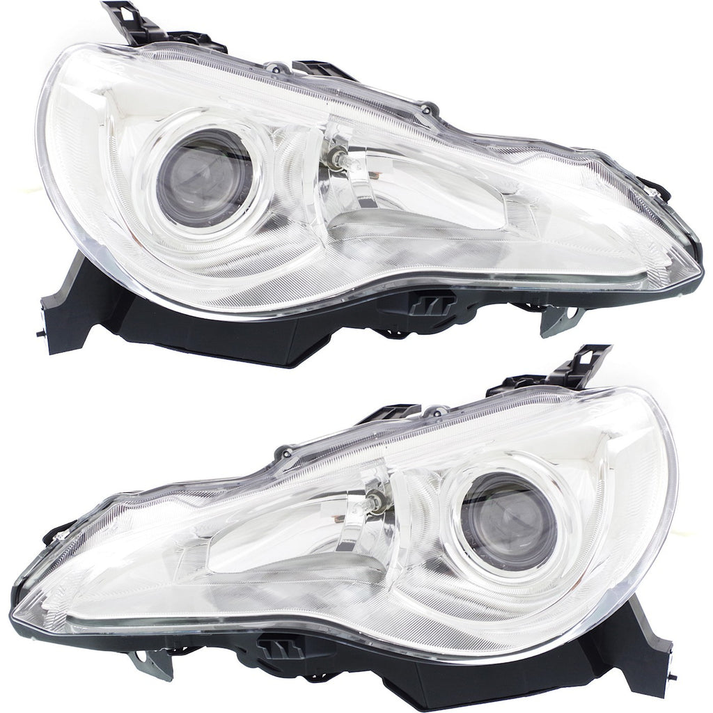 2013-2016 Scion FR-S Headlights - Left & Right, w/ Bulbs, CAPA Certified (SU00305139)