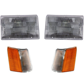 1993-1998 Jeep Grand Cherokee Headlights - Left & Right (55155126)