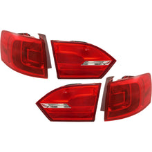 Load image into Gallery viewer, 2011-2018 Volkswagen Jetta Tail Lights - Left &amp; Right, Inner, Sedan (5C6945096D)
