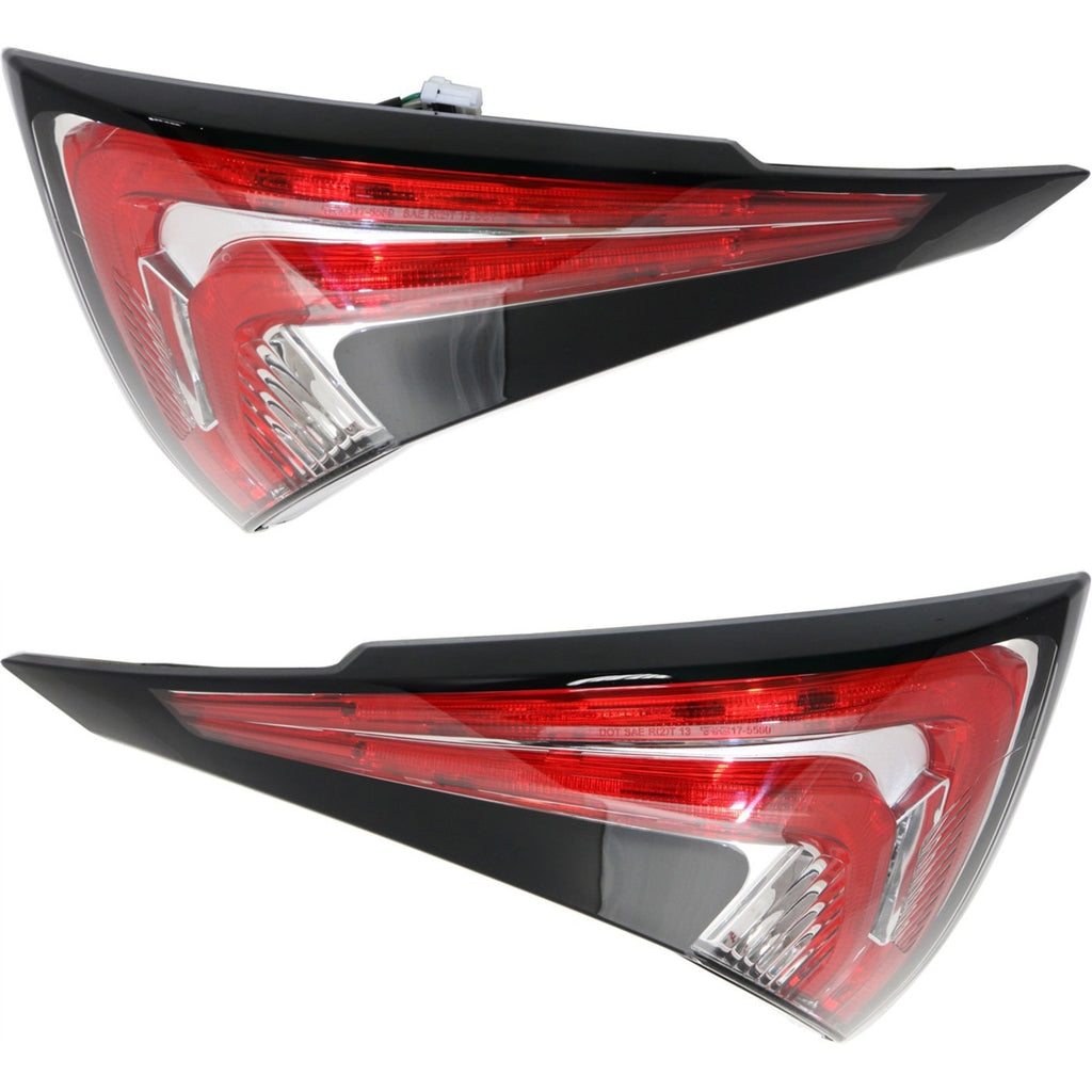 2015-2018 Nissan Murano Tail Lights - Driver & Passenger Side, Inner (265505AA1D)