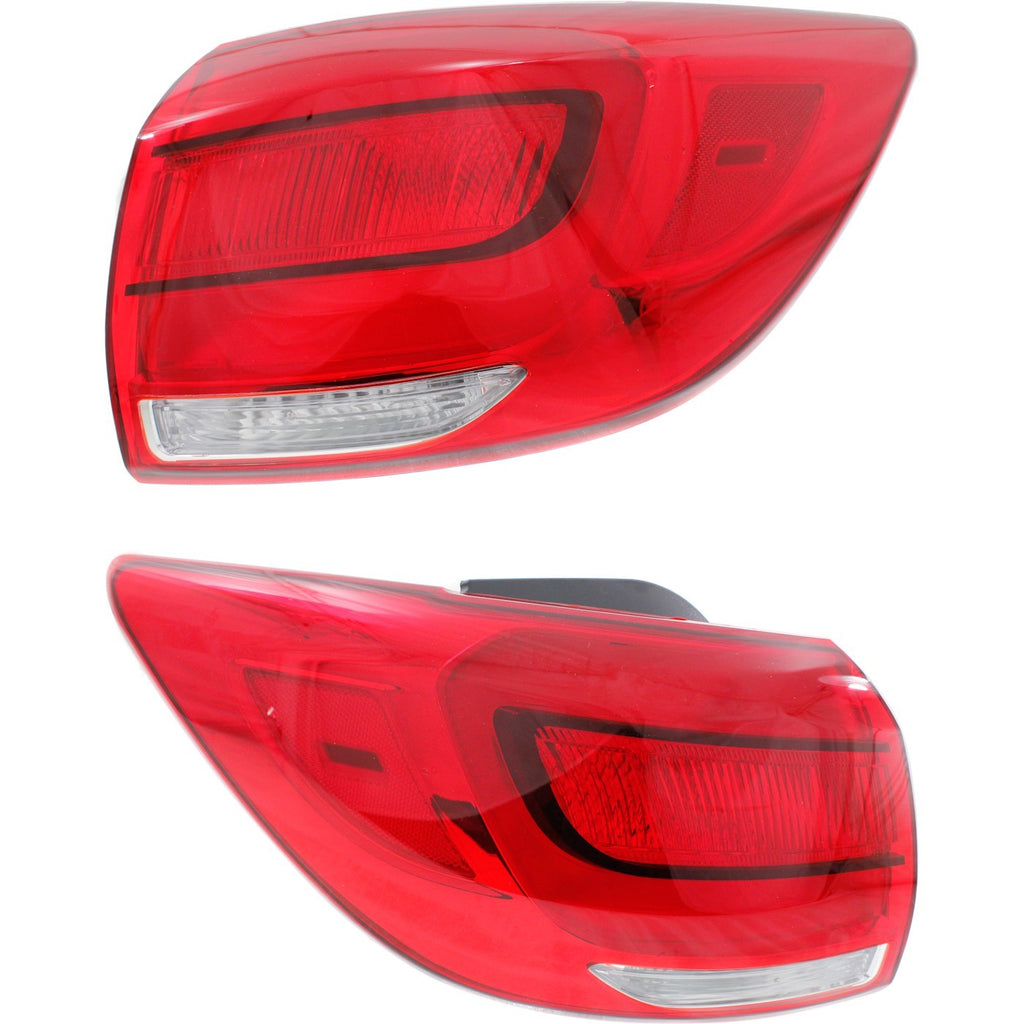 2014-2016 Kia Sportage Tail Lights - Halogen, Outer, w/ Bulbs (924023W520)