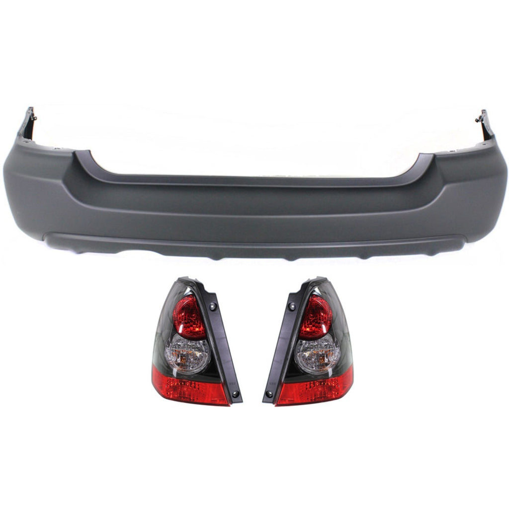 2008 Subaru Forester Tail Lights - Halogen, Left & Right, w/ Bulbs (84201SA360)