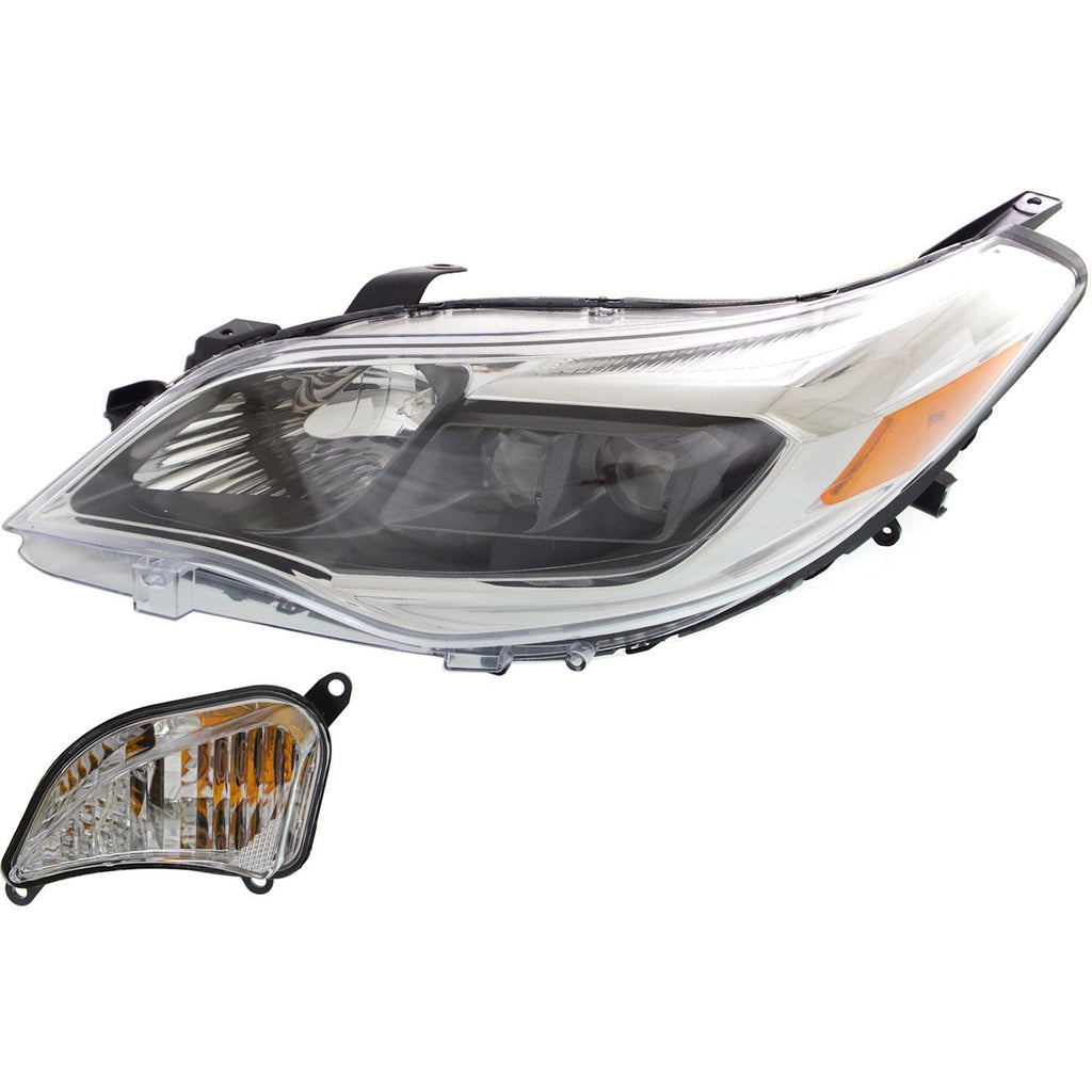 2013-2015 Toyota Avalon Headlights - Left, CAPA Certified (8115007121)