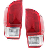 Tail Light For 2016-2017 Toyota Tacoma Base SR SR5 Set of 2 LH and RH CAPA