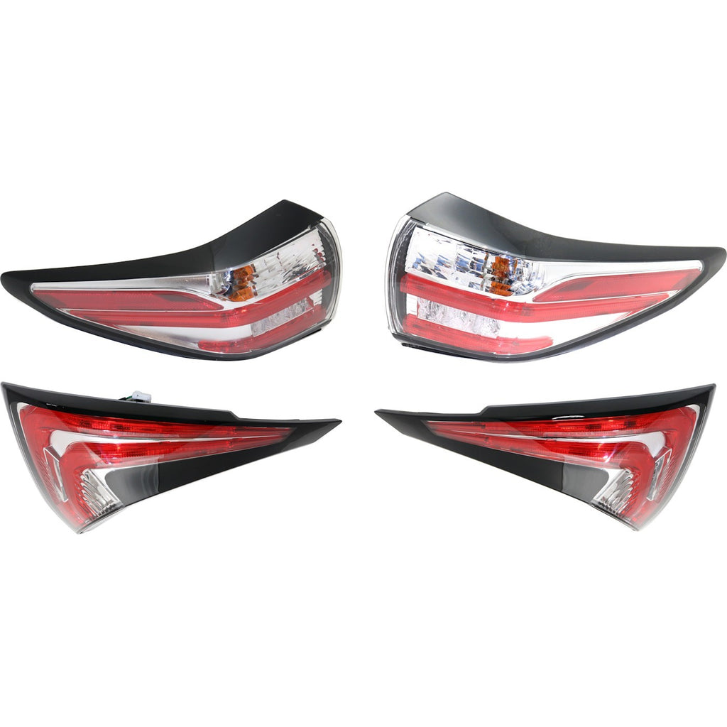 2015-2018 Nissan Murano Tail Lights - Driver & Passenger Side (265505AA0B)