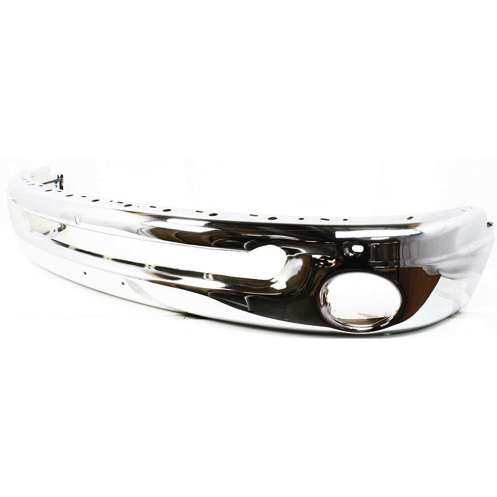 2002-2005 Dodge Ram 1500 Bumper Face Bar - Front, Chrome (55077946AB)
