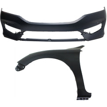 Load image into Gallery viewer, 2016-2017 Honda Accord Bumper Cover - Front, Left, CAPA Certified (60261T2FA90ZZ)