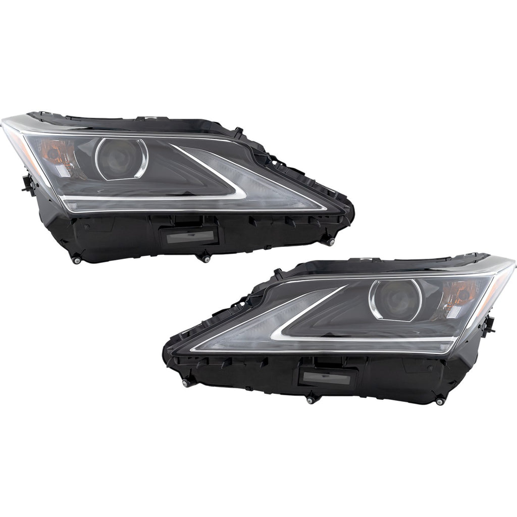 2016-2019 Lexus RX350, RX350L & RX450h Headlights - Driver & Passenger Side (811100E260)