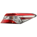 CAPA Tail Light For 2018 Toyota Camry L LE Passenger Side Outer NA Built