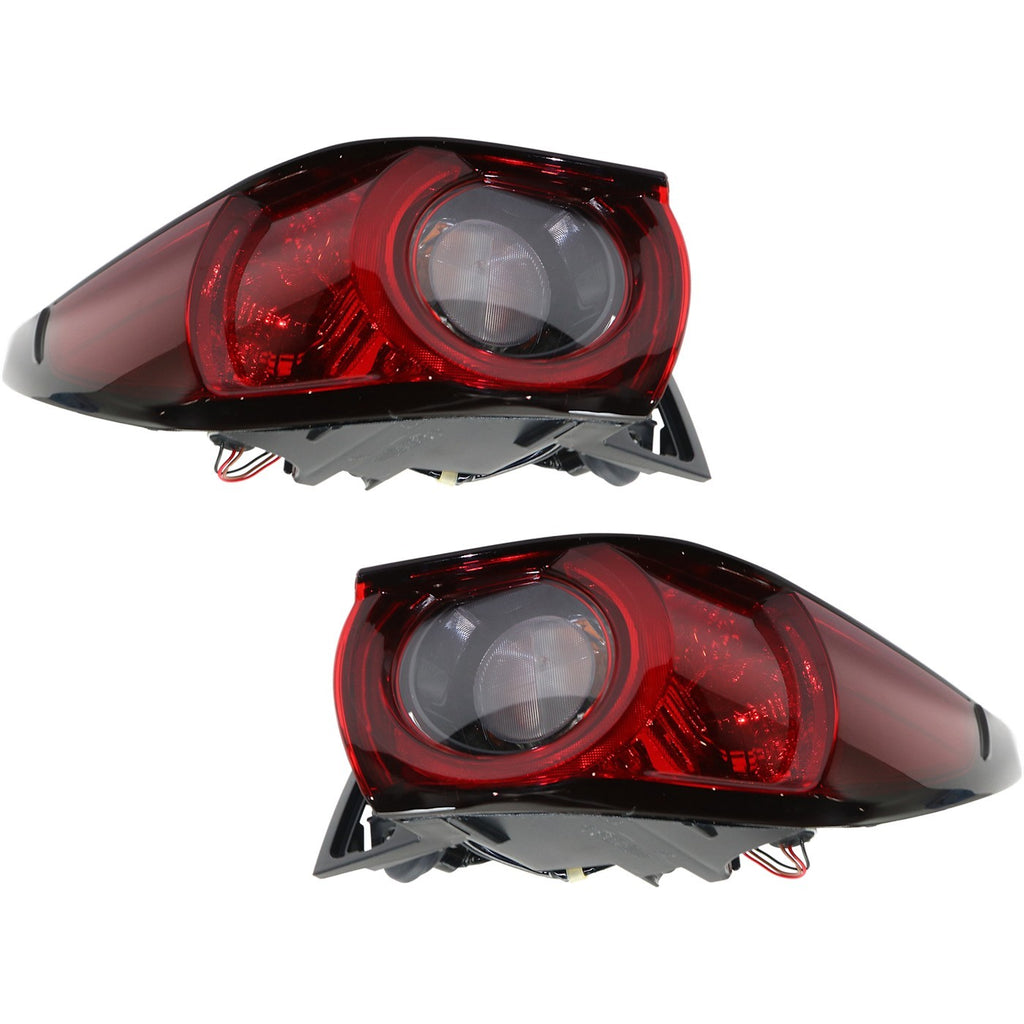 2017-2021 Mazda CX-5 Tail Lights - Halogen, Left & Right, Outer (KB8A51150F)