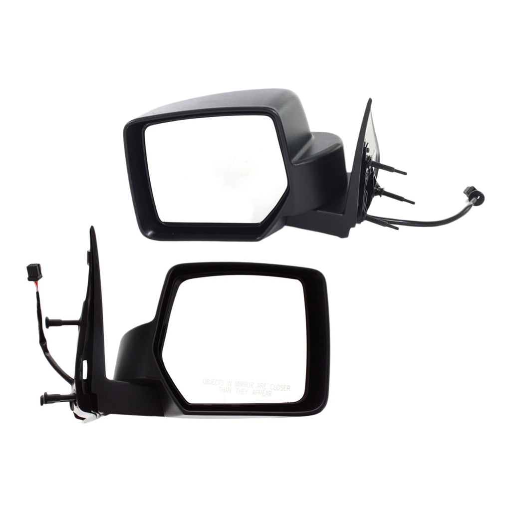 Kool Vue 2008-2012 Jeep Liberty Mirror - Textured Black (57010076AF)