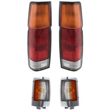 Load image into Gallery viewer, 1990-1997 Nissan D21 &amp; Pickup Tail Lights - Left &amp; Right (B65553B300)