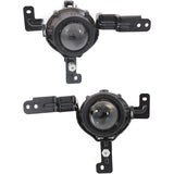 Fog Light Set For 2016-2017 Kia Rio Left & Right Clear Lens w/ Bulbs Pair