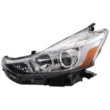 Headlight For 2015-2018 Toyota Prius V Driver Side Halogen Clear Lens