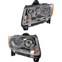 Load image into Gallery viewer, 2011-2013 Jeep Compass Headlights - Halogen, Driver &amp; Passenger Side, w/ Bulbs (68088868ADPFM)