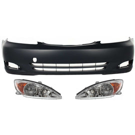 2002-2004 Toyota Camry Headlights - Halogen, Driver & Passenger Side, Sedan (81110AA060)