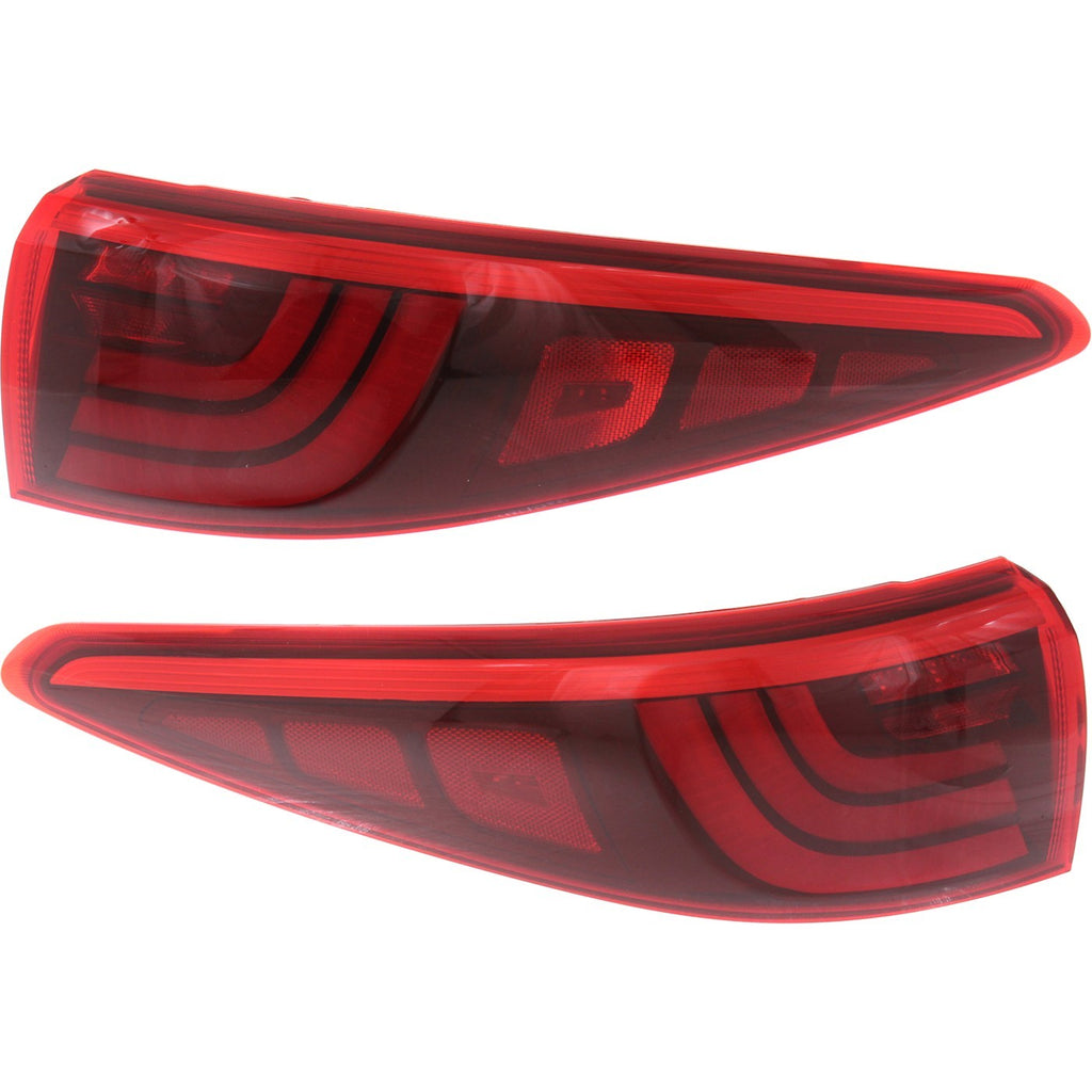 2017-2019 Kia Sportage Tail Lights - LED, Left & Right, Outer (92402D9120)