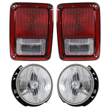 Load image into Gallery viewer, 2007-2018 Jeep Wrangler &amp; Wrangler JK Tail Lights - Driver &amp; Passenger Side (55077890AH)