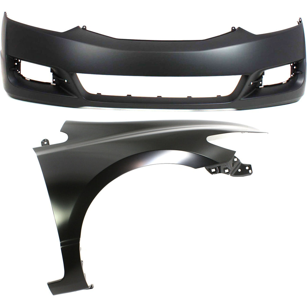 2009-2011 Honda Civic Bumper Covers - Front, CAPA Certified (04711SVAA80ZZ)