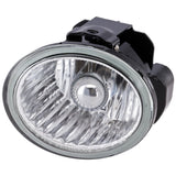 Clear Lens; Chrome Interior Fog Light For 2002-04 Nissan Altima LH with Bulb