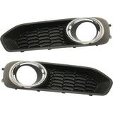 Fog Light Trim For 2013-2014 Subaru Legacy Set of 2 Driver and Passenger Side