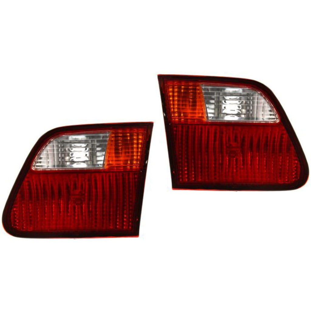 1999-2000 Honda Civic Tail Lights - Left & Right, Inner, Sedan (34156S04A51)