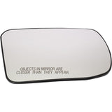 Mirror Glass For 2007-2012 Nissan Altima with Backing Plate Passenger Side