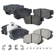 Load image into Gallery viewer, 2003-2010 Hyundai Elantra, Hyundai Sonata &amp; Kia Optima Brake Pads - Front &amp; Rear, FWD (581012CA10)