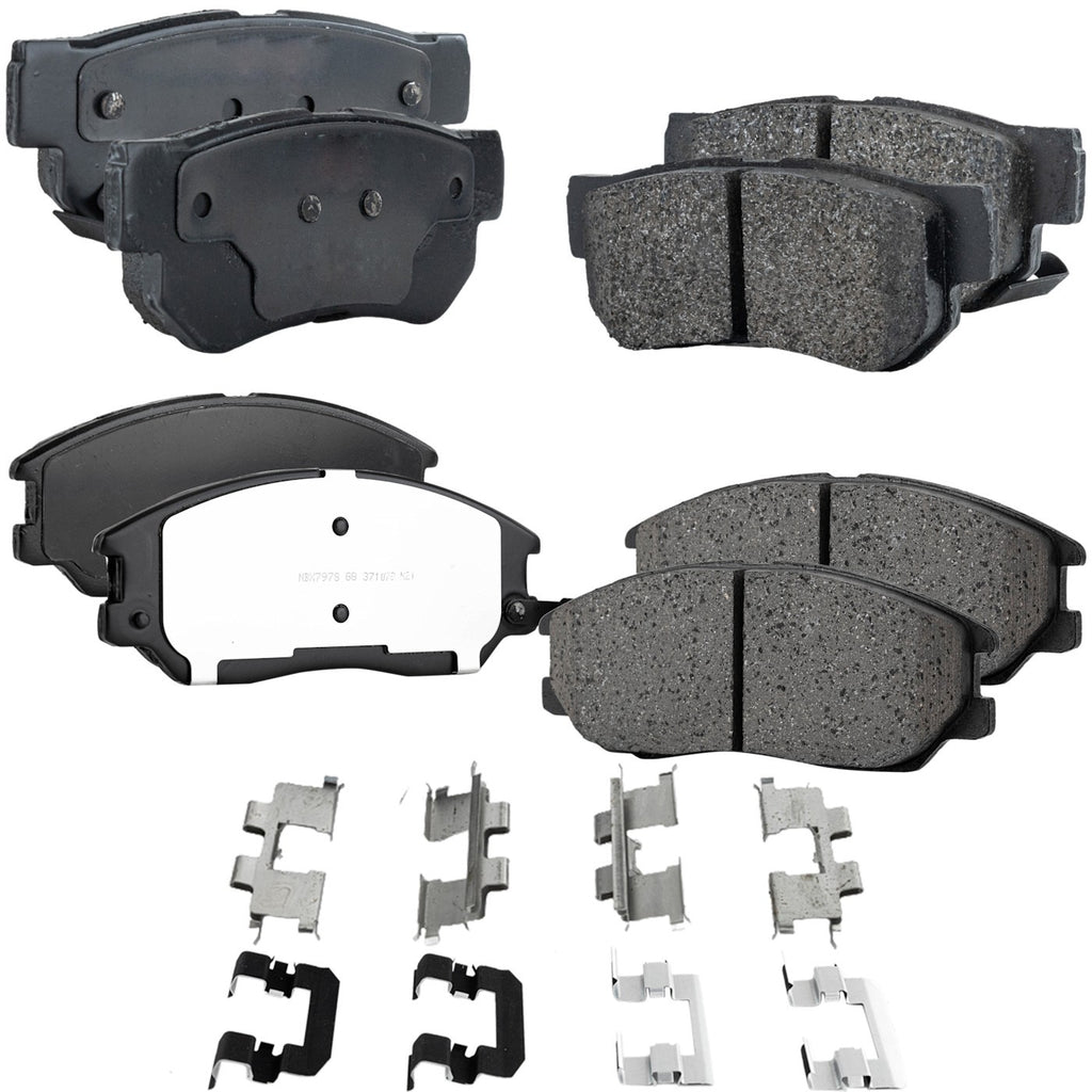 2003-2006 Hyundai XG350 & Kia Amanti Brake Pads - Front & Rear, FWD (4K52Y3323Z)