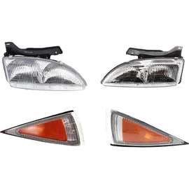 1995-1999 Chevrolet Cavalier Headlights - Left & Right (16523442)