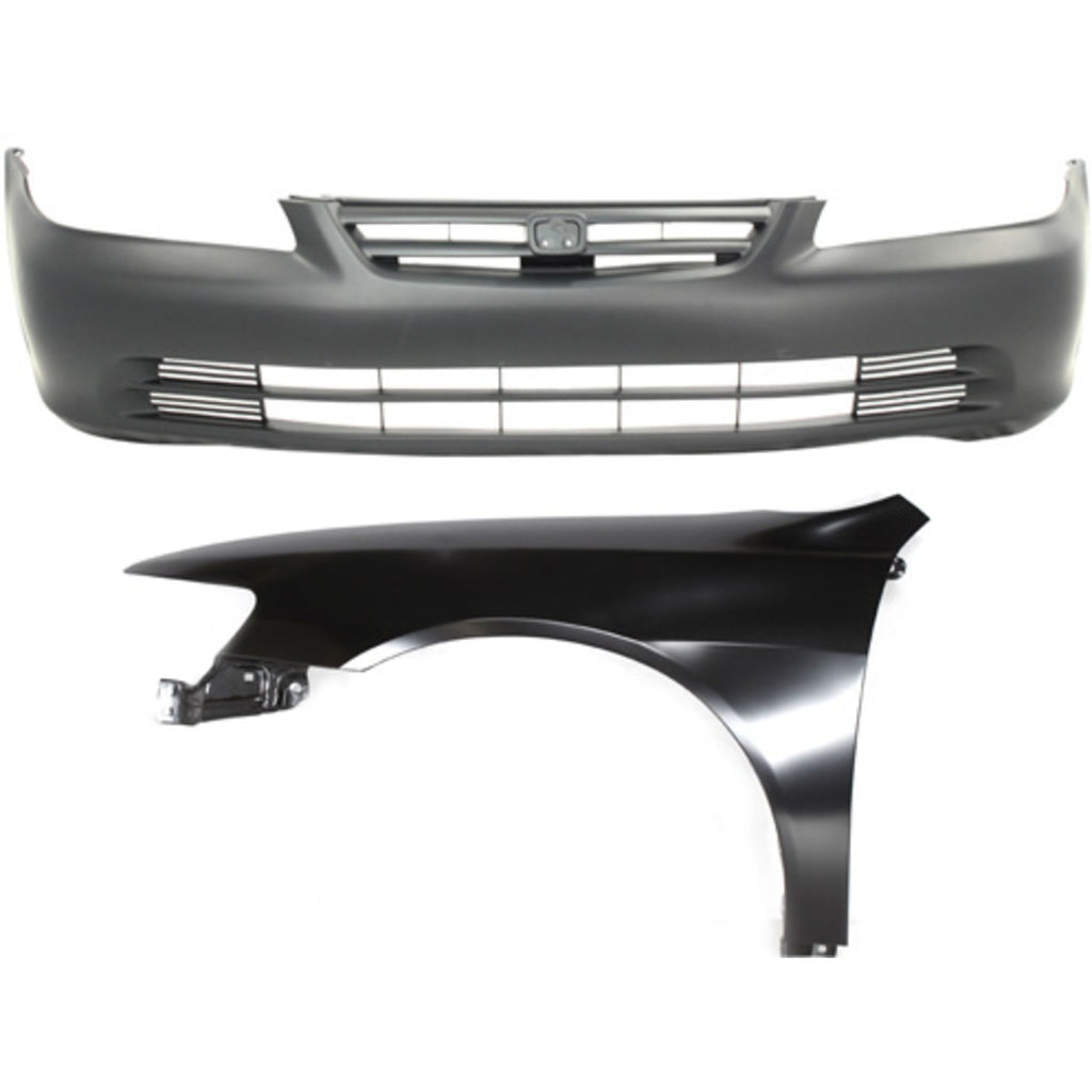 2001-2002 Honda Accord Bumper Cover - Left (04711S84A91ZZ)