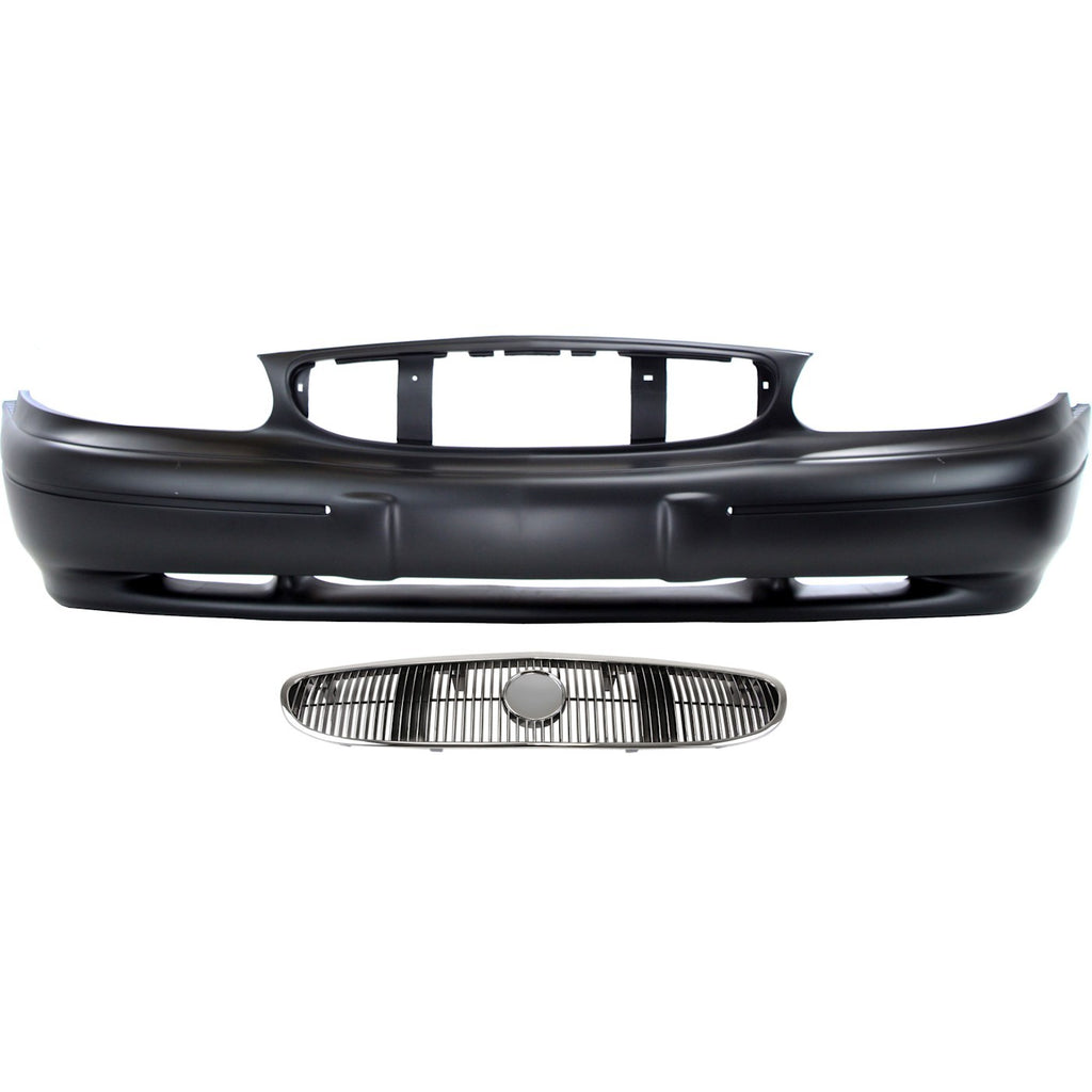 1997-2002 Buick Century Bumper Cover - Front, Chrome, Sedan (10424876)