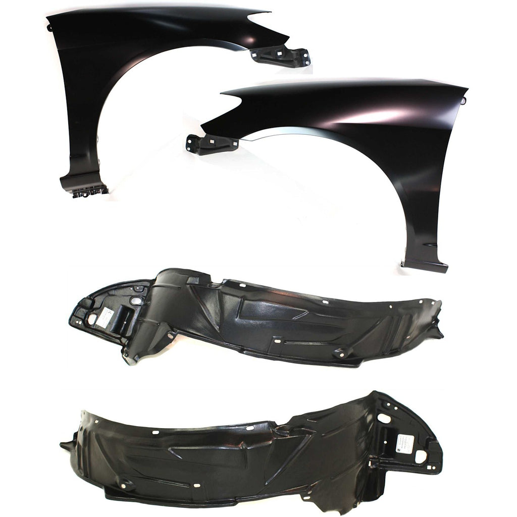 2004-2005 Honda Civic Fenders - Front, Driver & Passenger Side, Sedan (60211S5AA80ZZ)