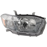 Headlight For 2008-2010 Toyota Highlander Right Japan Built Clear Lens Composite