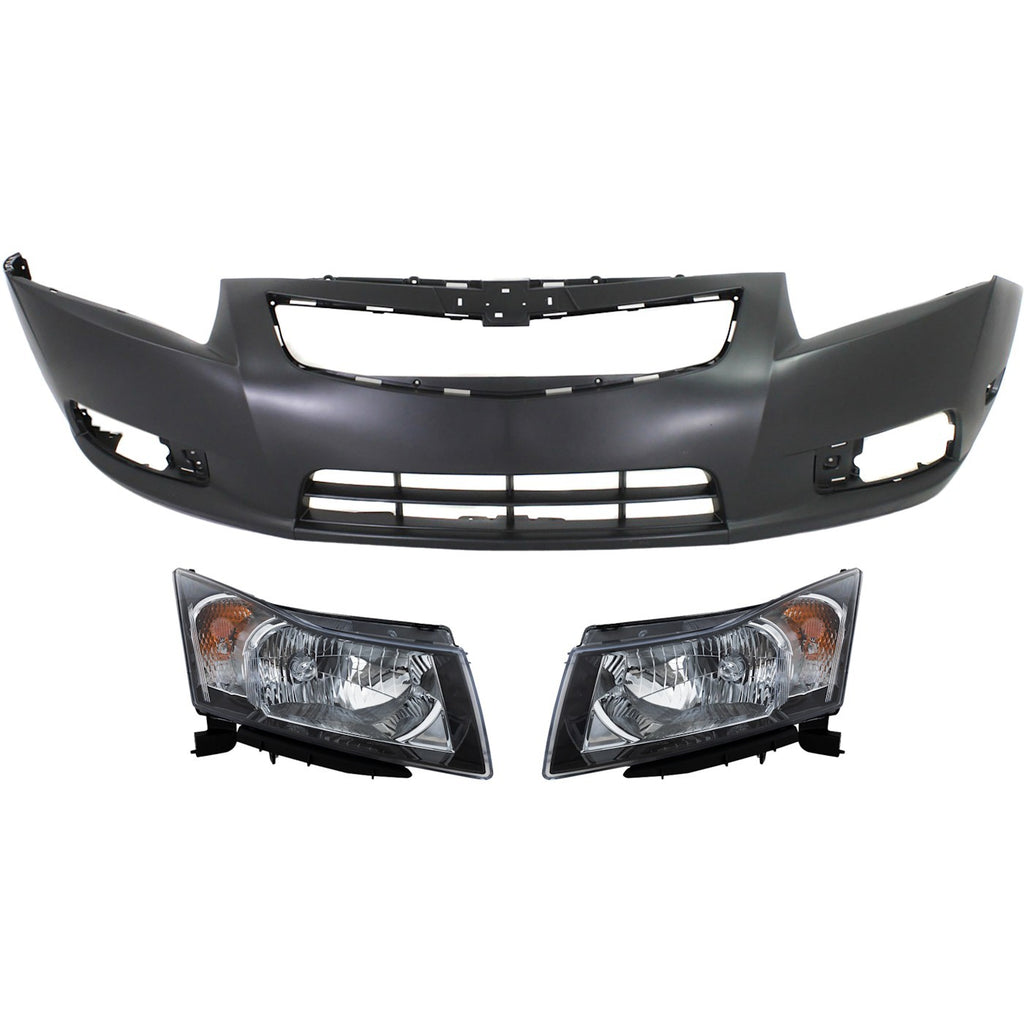 2012-2014 Chevrolet Cruze Bumper Cover - Front (95291964)