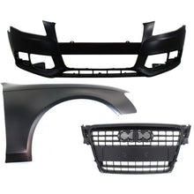 Load image into Gallery viewer, 2009-2012 Audi A4 Bumper Cover - Front, Right, Sedan (8K0853651VMZ)